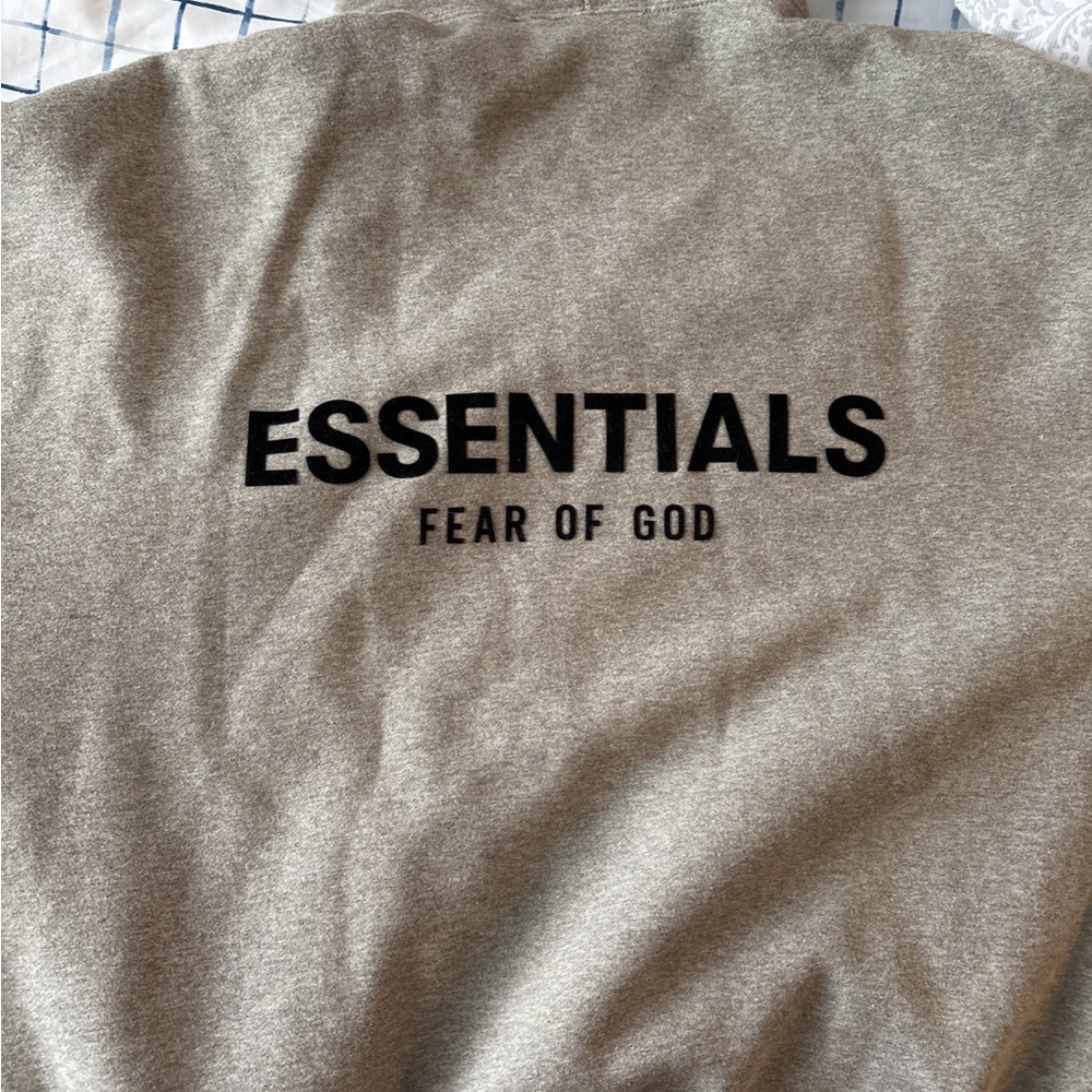 Fear of God Essentials Hoodie - Dark Oatmeal sz. S